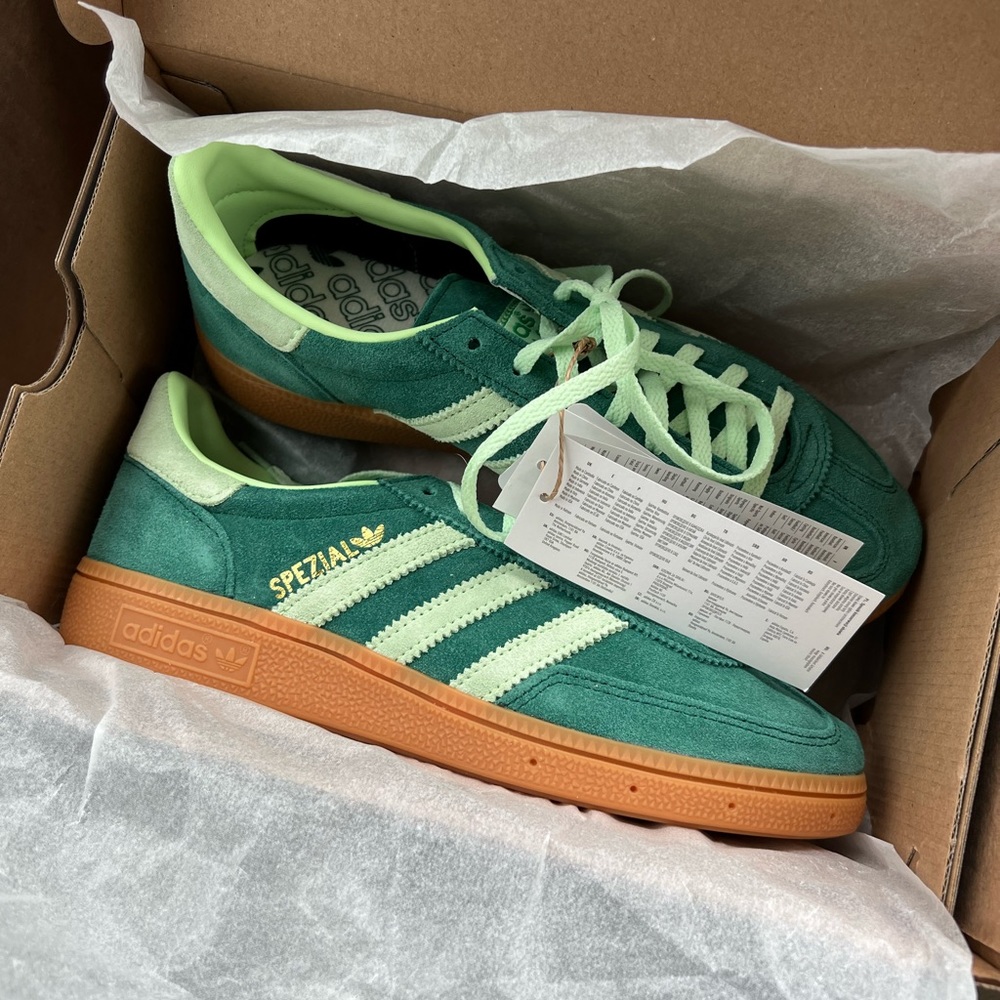 Adidas HANDBALL SPEZIAL UK 5.5 collegiate green, semi green spark & gum 1